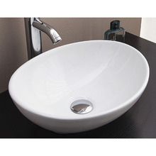 400mm White Oval Ceramic Basin